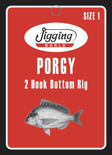 Jigging World Porgy Bottom Mono Rigs