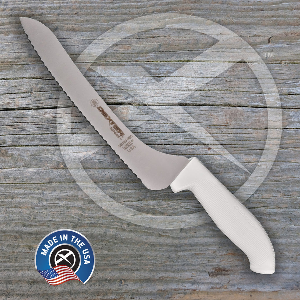 Dexter Russell SG163-9SC 9" Sofgrip Offset Scalloped Knives