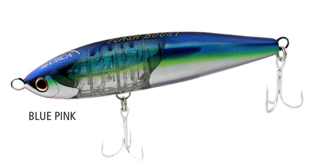 Shimano HD-Orca Flash Boost Lures - Blue Pink / Length: 5 7/8 - Weight: 2  1/2oz
