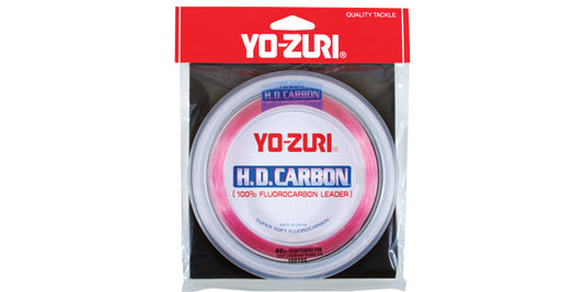 Yo-Zuri H.D. Carbon Disappearing Pink Fluorocarbon Leader