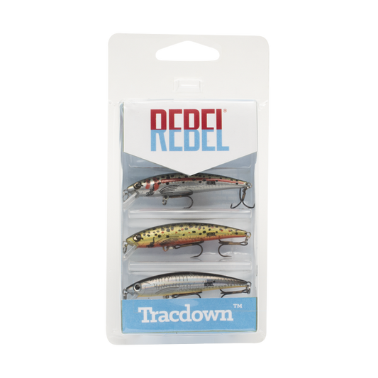 Rebel Tracdown Ghost Minnow 3 Pack Crankbaits