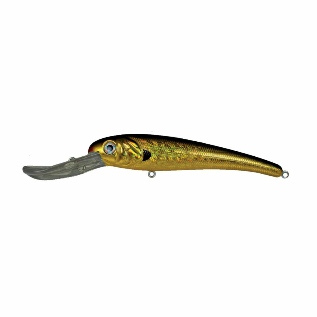 Mann's Stretch 15+, 25+, 30+ Trolling Lures - 25+ - Length: 8 - Weight:  2oz / Gold/Black