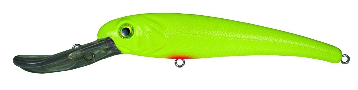 Mann's Stretch 15+, 25+, 30+ Trolling Lures - 25+ - Length: 8 - Weight:  2oz / Chartreuse