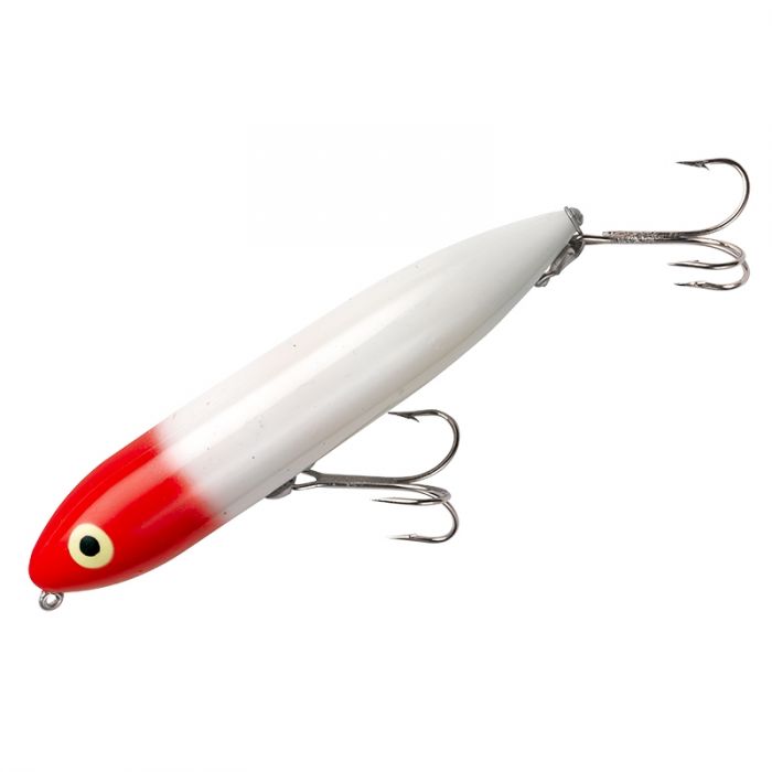 Heddon Zara Spook Lures - Red Head / Length: 4 1/2 - Weight: 3/4oz