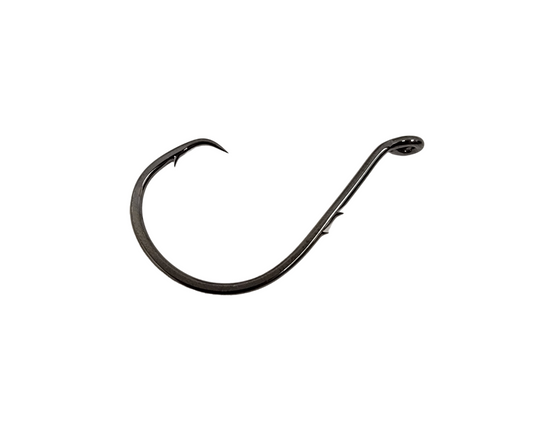 Mustad Ultrapoint Tuna Circle In-Line 1X Barbed Single Eyed Hook